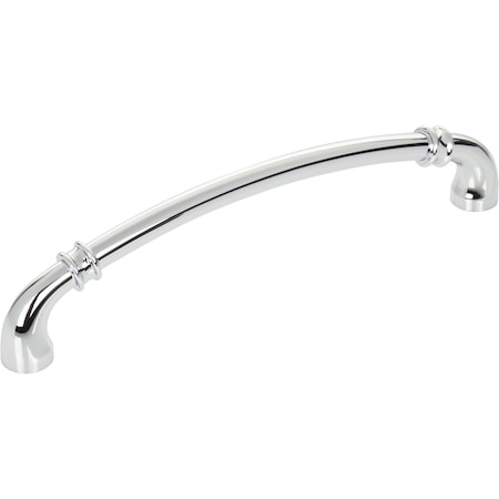 Jeffrey Alexander 160 mm Center-to-Center Polished Chrome Marie Cabinet Pull 445-160PC